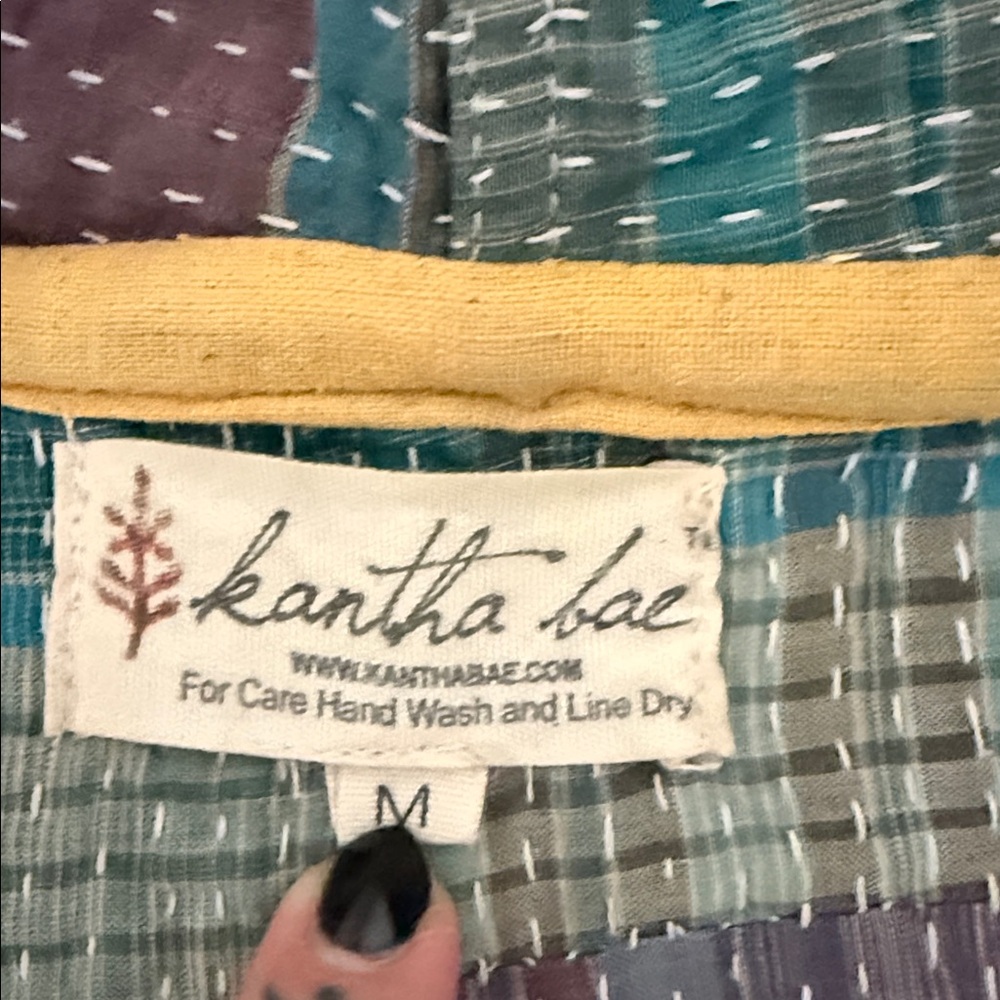 Multicolor Patchwork Hooded Jacket - image 2